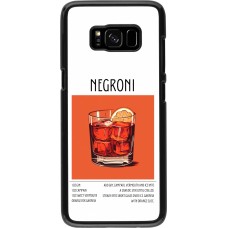 Samsung Galaxy S8 Case Hülle - Cocktail Rezept Negroni