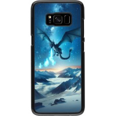 Samsung Galaxy S8 Case Hülle - Drache nächtliche Berg