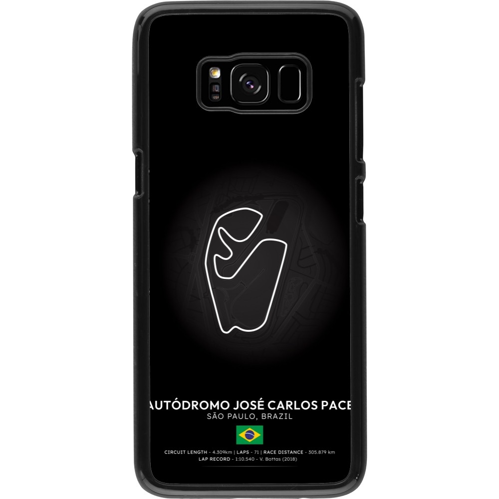 Samsung Galaxy S8 Case Hülle - F1 Track 2025 Brazil