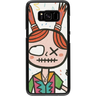 Samsung Galaxy S8 Case Hülle - Little Girl Sketch
