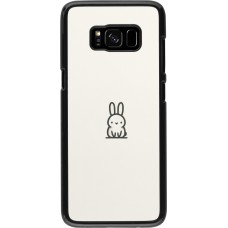 Samsung Galaxy S8 Case Hülle - Minimal Häschen Süße