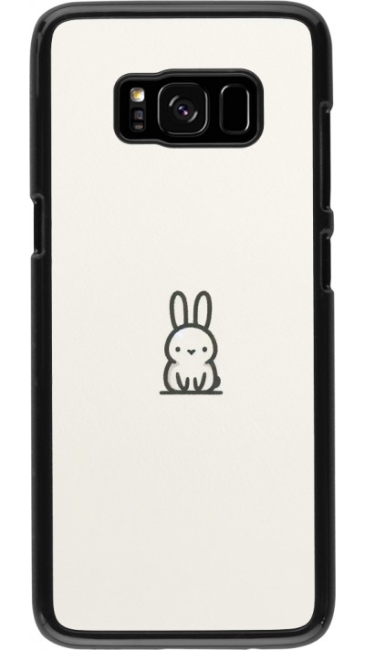 Samsung Galaxy S8 Case Hülle - Minimal Häschen Süße