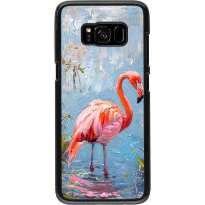 Samsung Galaxy S8 Case Hülle - Paint Flamingo