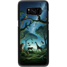 Samsung Galaxy S8 Case Hülle - Paradies der exotischen Tiere