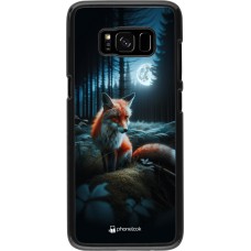 Samsung Galaxy S8 Case Hülle - Fuchs Mond Wald
