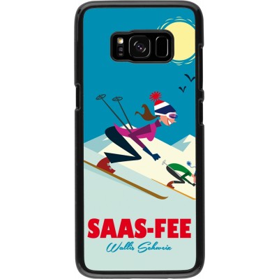 Samsung Galaxy S8 Case Hülle - Saas-Fee Ski Downhill