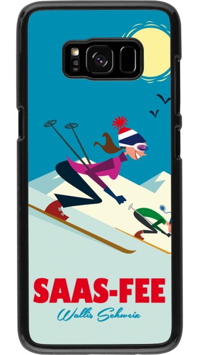Samsung Galaxy S8 Case Hülle - Saas-Fee Ski Downhill