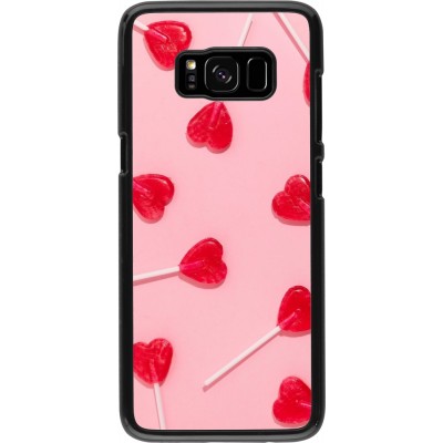 Samsung Galaxy S8 Case Hülle - Saint Valentines Day 26 Lollipop