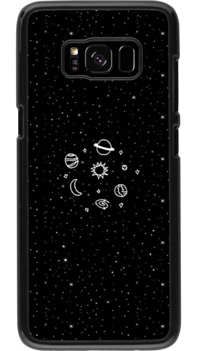 Hülle Samsung Galaxy S8 - Space Doodle
