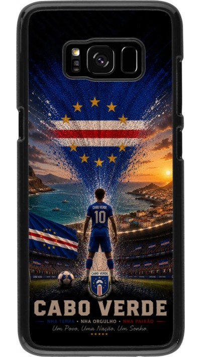 Samsung Galaxy S8 Case Hülle - Fussball Kap Verde splash 2026