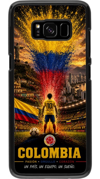 Samsung Galaxy S8 Case Hülle - Fussball Kolumbien splash 2026