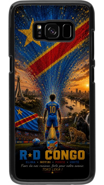 Samsung Galaxy S8 Case Hülle - Fussball Demokratische Republik Kongo splash 2026