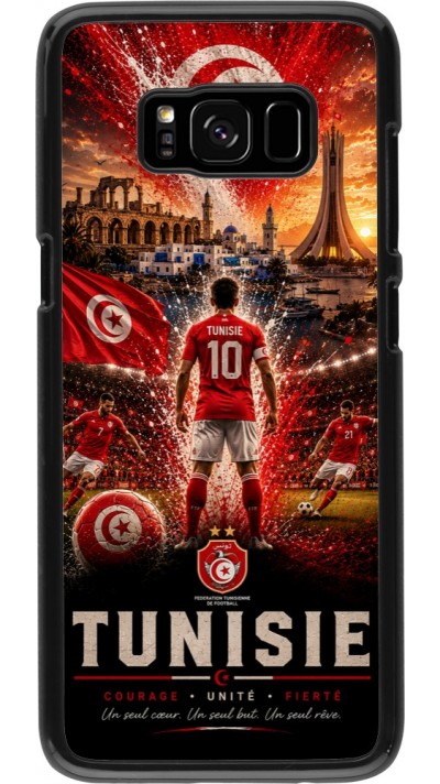 Samsung Galaxy S8 Case Hülle - Fussball Tunesien splash 2026