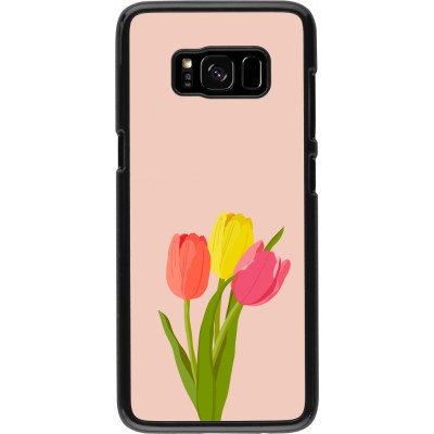 Samsung Galaxy S8 Case Hülle - Spring 23 tulip trio