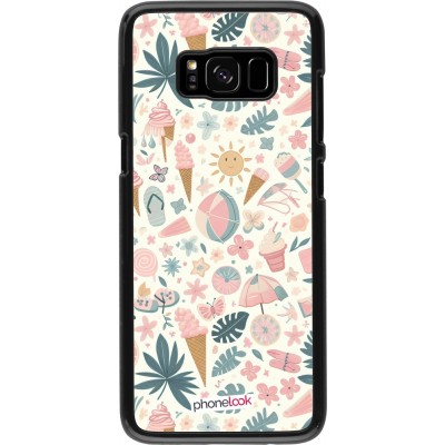 Samsung Galaxy S8 Case Hülle - Sommer Pink Muster