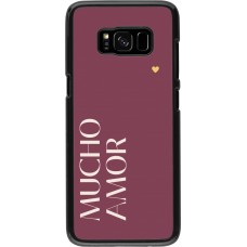 Samsung Galaxy S8 Case Hülle - Valentine 2024 mucho amor rosado