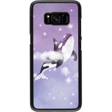Hülle Samsung Galaxy S8 - Whale in sparking stars