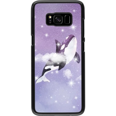Hülle Samsung Galaxy S8 - Whale in sparking stars