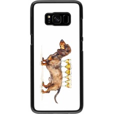 Samsung Galaxy S8 Case Hülle - Wine Teckel