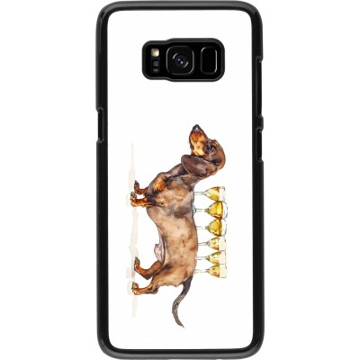 Samsung Galaxy S8 Case Hülle - Wine Teckel