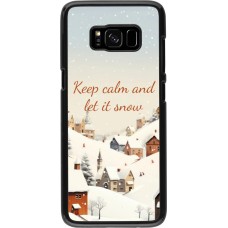 Samsung Galaxy S8 Case Hülle - Winter 25 Winter Keep calm and let it snow