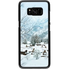 Samsung Galaxy S8 Case Hülle - Winter 25 Winter snowy landscape