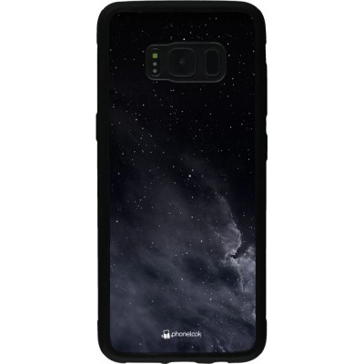 Hülle Samsung Galaxy S8 - Silikon schwarz Black Sky Clouds