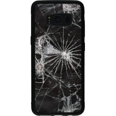 Hülle Samsung Galaxy S8 - Silikon schwarz Broken Screen