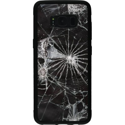 Hülle Samsung Galaxy S8 - Silikon schwarz Broken Screen
