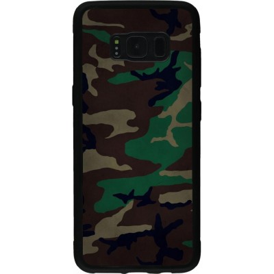 Hülle Samsung Galaxy S8 - Silikon schwarz Camouflage 3
