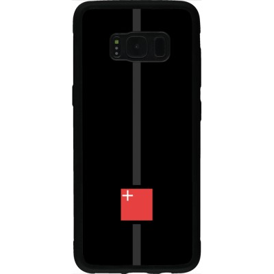 Samsung Galaxy S8 Case Hülle - Silikon schwarz Kanton SZ schwarz
