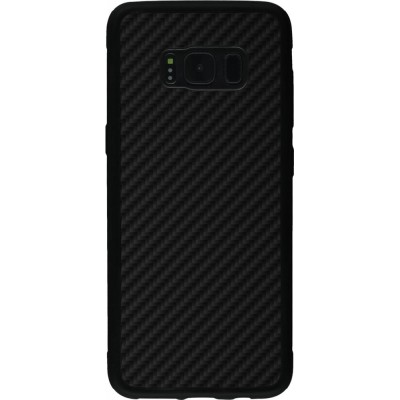 Hülle Samsung Galaxy S8 - Silikon schwarz Carbon Basic