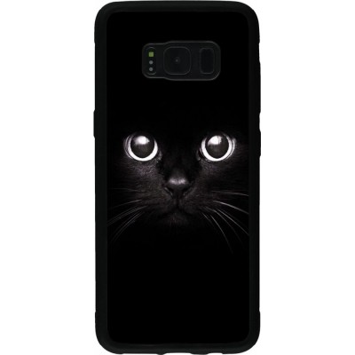 Hülle Samsung Galaxy S8 - Silikon schwarz Cat eyes
