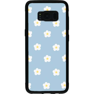 Samsung Galaxy S8 Case Hülle - Silikon schwarz Easter 2024 daisy flower