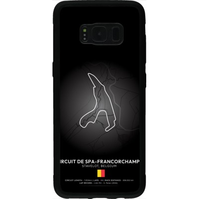 Samsung Galaxy S8 Case Hülle - Silikon schwarz F1 Track 2025 Belgium