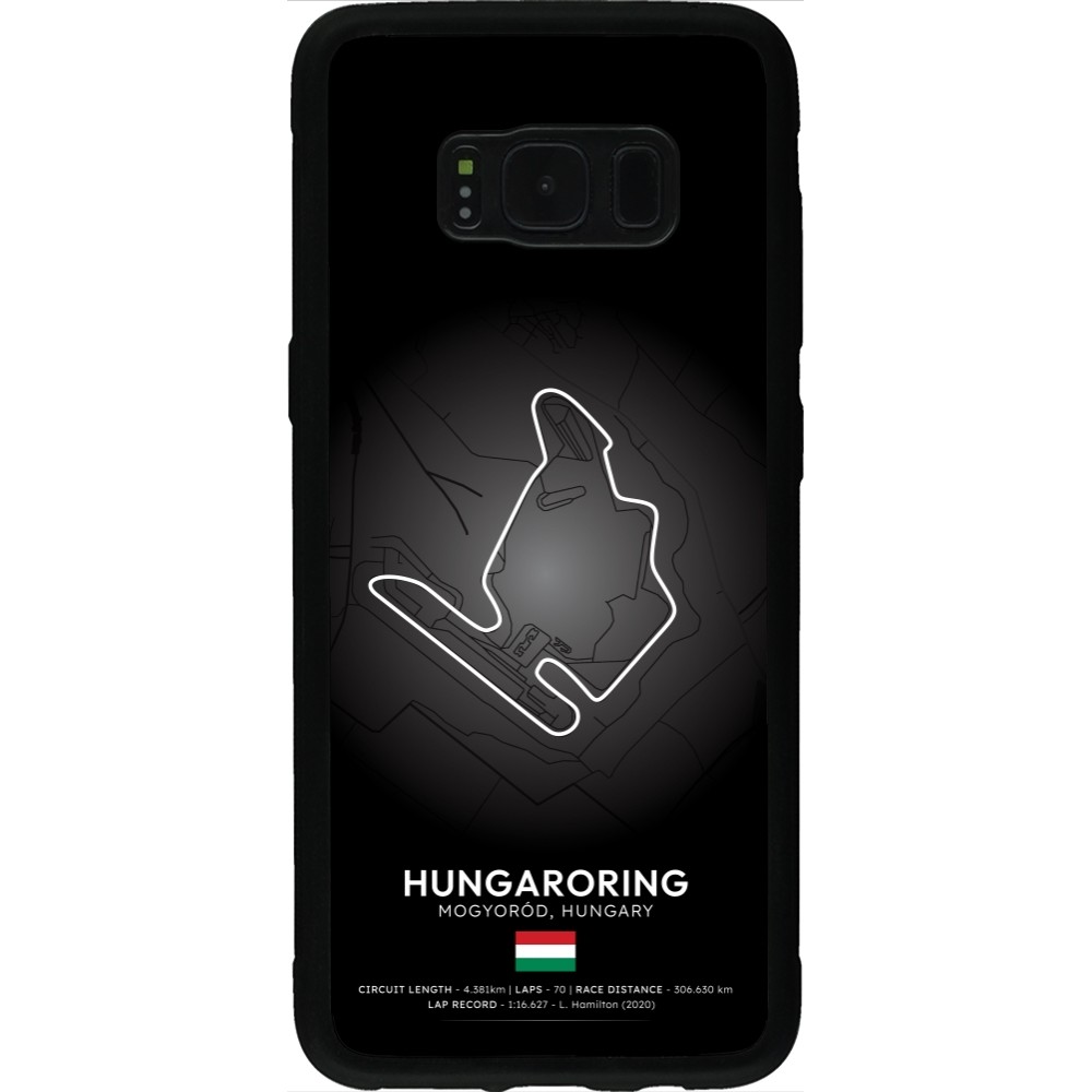 Samsung Galaxy S8 Case Hülle - Silikon schwarz F1 Track 2025 Hungary