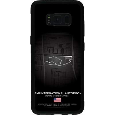Samsung Galaxy S8 Case Hülle - Silikon schwarz F1 Track 2025 Miami