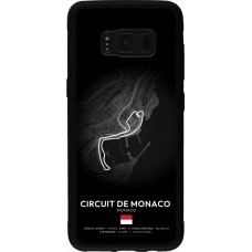 Samsung Galaxy S8 Case Hülle - Silikon schwarz F1 Track 2025 Monaco