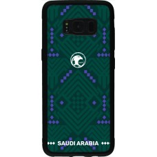 Samsung Galaxy S8 Case Hülle - Silikon schwarz Saudi Arabien 2026 personalisierbares Fussballtrikot