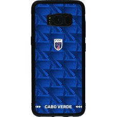 Samsung Galaxy S8 Case Hülle - Silikon schwarz Kap Verde 2026 personalisierbares Fussballtrikot