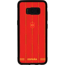 Samsung Galaxy S8 Case Hülle - Silikon schwarz Spanien 2026 personalisierbares Fussballtrikot