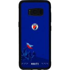 Samsung Galaxy S8 Case Hülle - Silikon schwarz Haiti 2026 personalisierbares Fussballtrikot