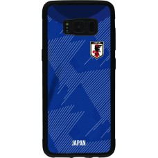 Samsung Galaxy S8 Case Hülle - Silikon schwarz Japan 2022 personalisierbares Fussballtrikot