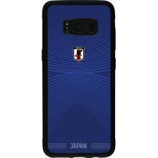 Samsung Galaxy S8 Case Hülle - Silikon schwarz Japan 2026 personalisierbares Fussballtrikot