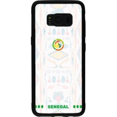 Samsung Galaxy S8 Case Hülle - Silikon schwarz Senegal 2026 personalisierbares Fussballtrikot