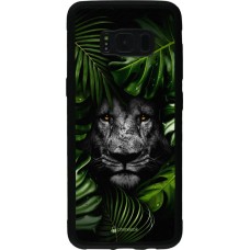 Hülle Samsung Galaxy S8 - Silikon schwarz Forest Lion