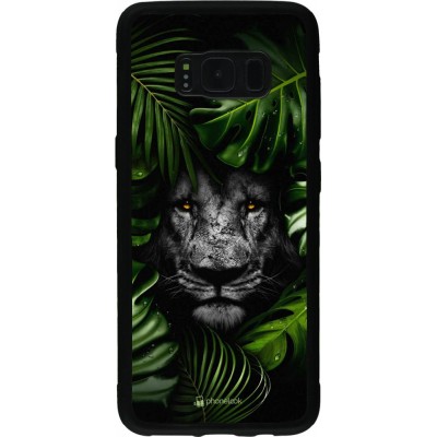 Hülle Samsung Galaxy S8 - Silikon schwarz Forest Lion