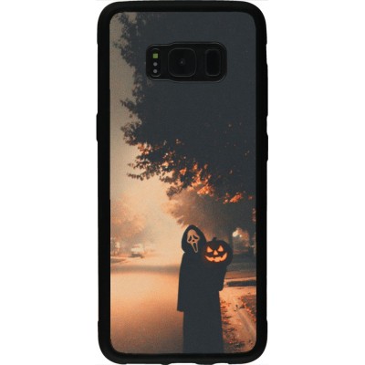 Samsung Galaxy S8 Case Hülle - Silikon schwarz Halloween 2025 Scream