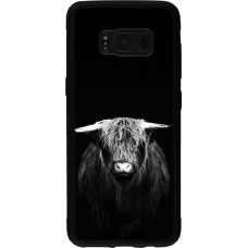 Samsung Galaxy S8 Case Hülle - Silikon schwarz Highland calf black