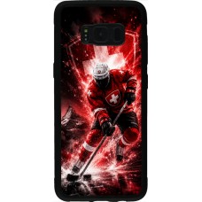 Samsung Galaxy S8 Case Hülle - Silikon schwarz Hockey World Championship Player